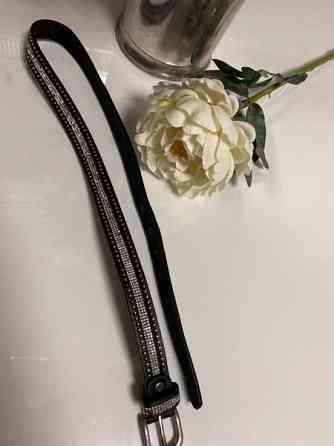 Springstar vyö, musta glitter, 80 cm Espoo