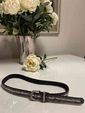 Springstar vyö, musta glitter, 80 cm Espoo