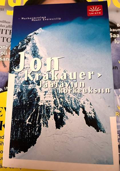 Jon Krakauer  Jäätäviin korkeuksiin Helsinki - valokuva 1