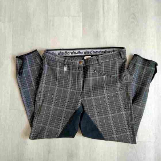 Kahdet ratsastushousut, kokopaikat mokkajäljitelmää, koko 42, Horsehead Лохья