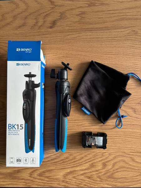 Uusi Benro BK15 minitripod & selfie stick with remote Vantaa – foto 1