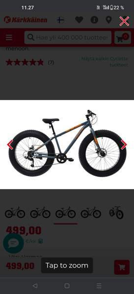 Fatbike Cycklette takuuta jäljellä. Laukaa - photo 2