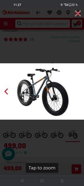 Fatbike Cycklette takuuta jäljellä. Laukaa - photo 1