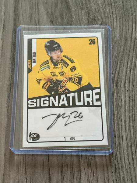 Cardset Signature Jesper Mattila Pori – foto 1