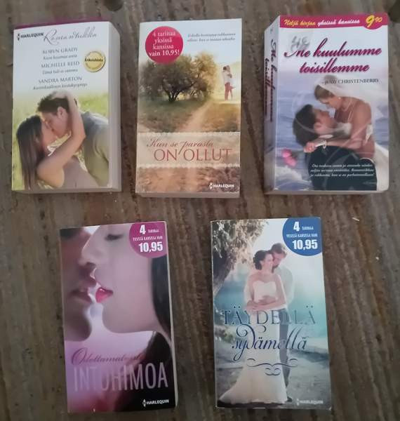Pokkarit 5 kpl   rakkausromaanit Tampere – foto 1