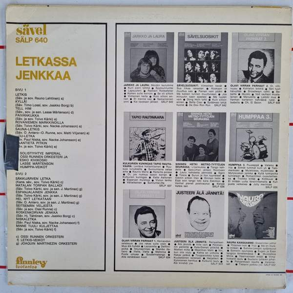 LP  Letkassa Jenkkaa. Turku – foto 2
