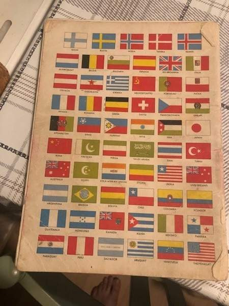 Vanha kansakoulun maailman kartasto-kirja Lappeenranta - photo 3