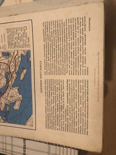 Vanha kansakoulun maailman kartasto-kirja Lappeenranta - photo 4