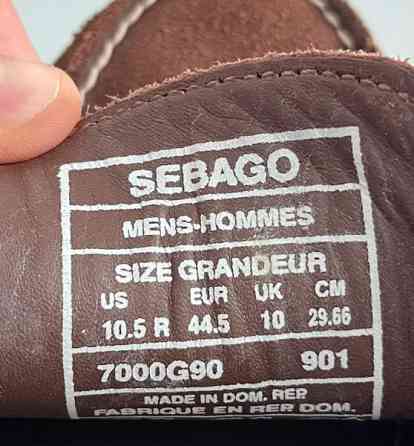 Vähänkäytetyt Sebagon purjehduskengät, 44.5 Kerava