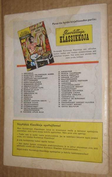 Kippari Kalle, Tex Willer lehdet (1994, 1995), Ensimmäiset ihmiset kuussa Tampere - valokuva 6