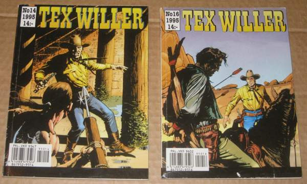 Kippari Kalle, Tex Willer lehdet (1994, 1995), Ensimmäiset ihmiset kuussa Tampere - valokuva 4