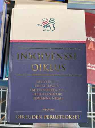 Insolvenssioikeus kirja Helsinki