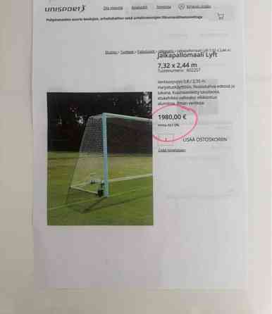 Jalkapallomaali Helsinki