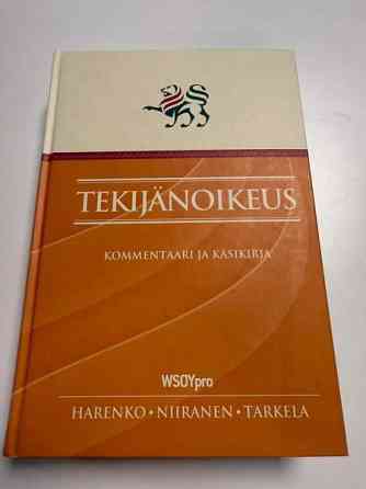 Tekijänoikeus kirja Helsinki