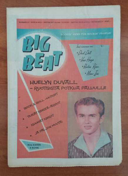 Päätoimittaja Juha Miettinen Big Beat -lehti 2/2008 Lappeenranta - valokuva 1