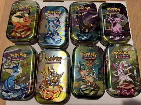 Tyhjät Prismatic evolutions mini-tinit Vantaa