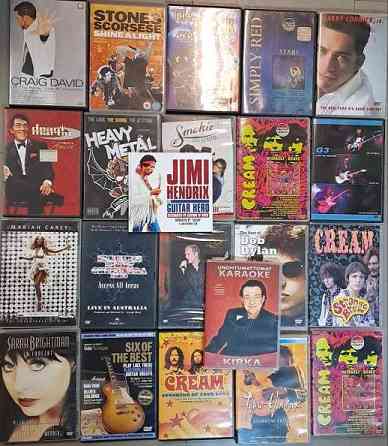 DVD Paketti 20 Kpl Musiikki Dvd'tä +  Kirka karaoke DVD+CD Vantaa
