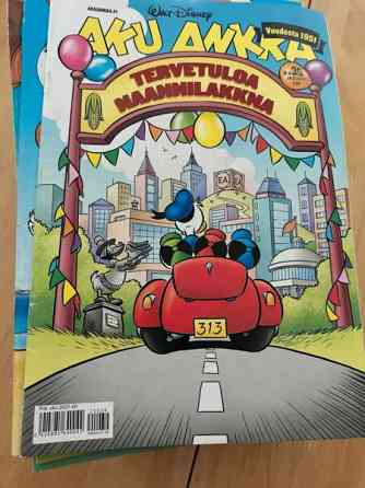 43 kpl Aku Ankka -sarjakuvia (39/2021 - 29/2022) Joensuu