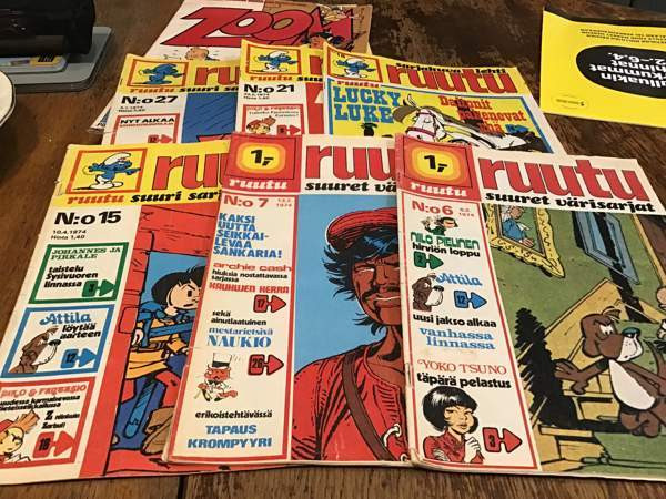 Ruutu, Tintit, Zoom, Nasta etc lehtiä ERÄ yhdessä! Helsinki – foto 3