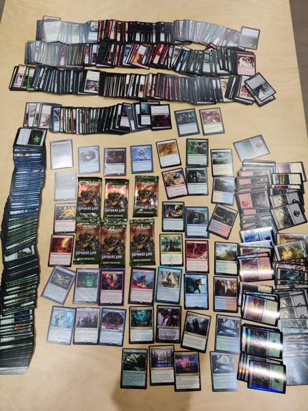 MTG - Uudempia kortteja 1000+ ja 6x Boosters Rovaniemi – foto 1