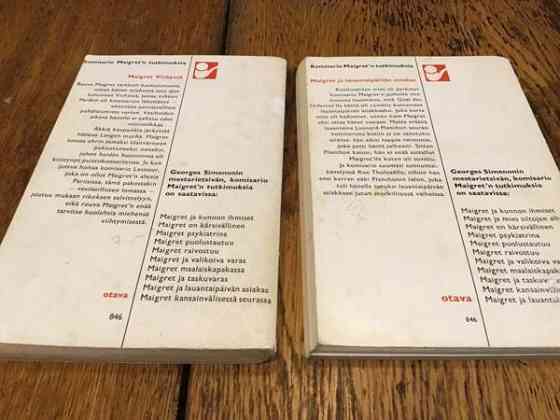 Maigret kirjoja 4 kpl Helsinki