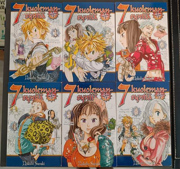 7 Kuolemansyntiä manga osat 1-13 Helsinki – foto 2