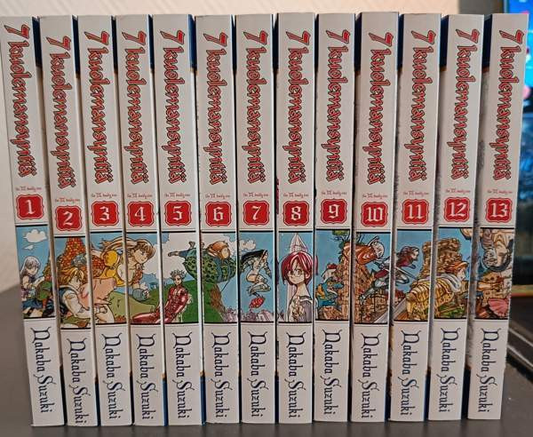 7 Kuolemansyntiä manga osat 1-13 Helsinki – foto 1