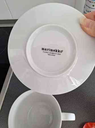 Marimekko kahvikuppi / teekuppi ja lautanen Turku