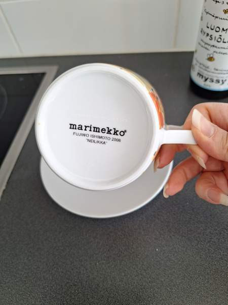 Marimekko kahvikuppi / teekuppi ja lautanen Turku - photo 2