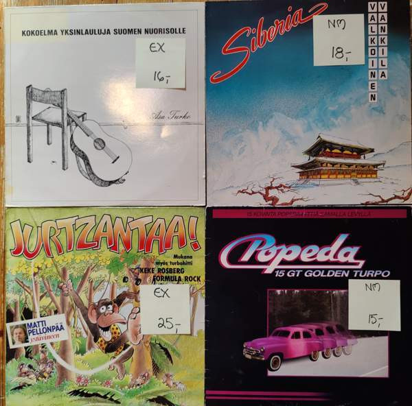 SUOMI POP ROCK LP Levyjä yli 100kpl Tampere – foto 4