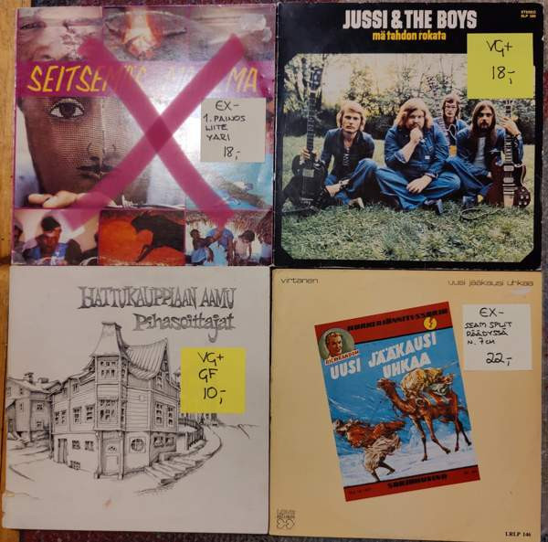 SUOMI POP ROCK LP Levyjä yli 100kpl Tampere – foto 2