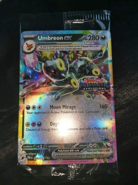 Prismatic Evolutions Stamped Umbreon Ex Turku - photo 1