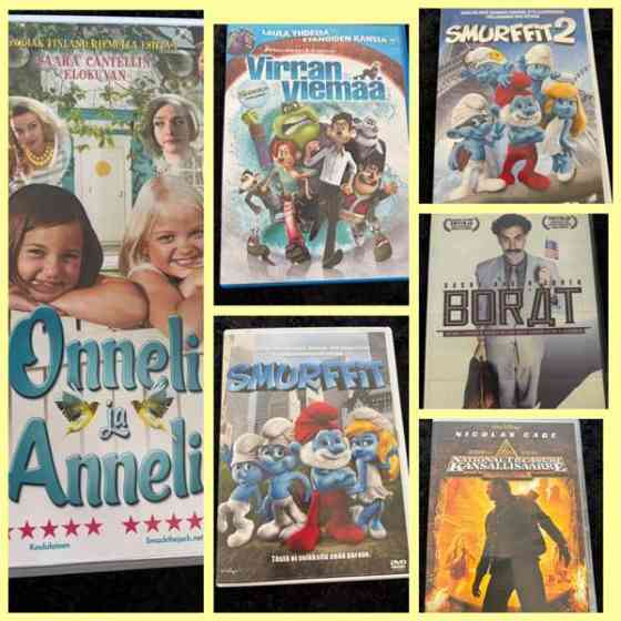 6 kpl DVD-elokuvia yhteishintaan ! Tampere