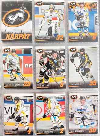 Oulun Kärpät keräilykortteja 04-13 kausilta. Pori
