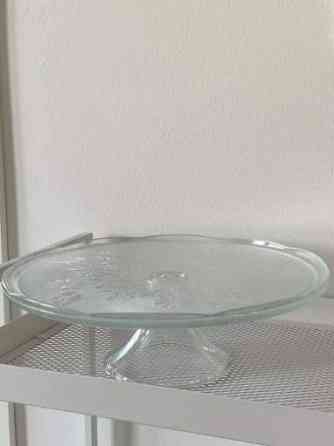 Lasinen tarjoulautanen kukkakuvioilla Rovaniemi