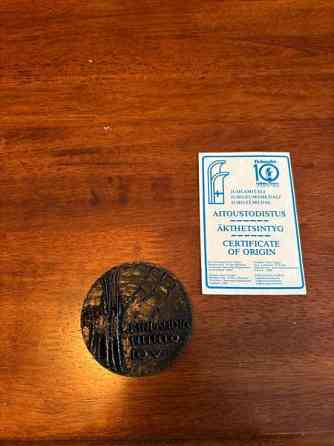 Finlandia hiihto 10v juhlamitali Tuusula