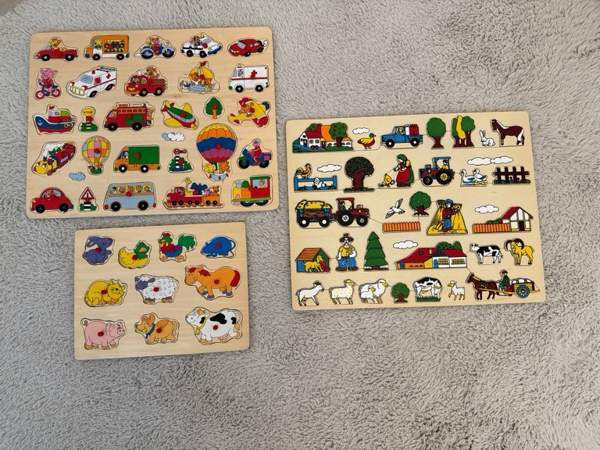 Isot nuppipalapelit 3kpl Rauma – foto 1