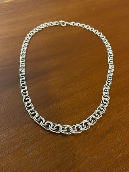 Näyttävä hopeinen bismarck kaulakoru Вантаа - изображение 1