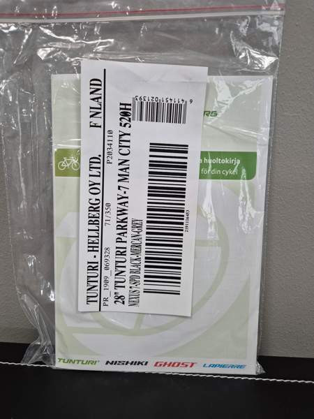 Tunturi Parkway7 28" miesten polkupyörä Espoo - valokuva 6