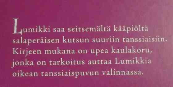 Lumikki - Suuret tanssiaiset Эспоо