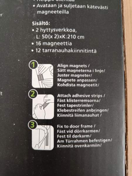 Uusi hyönteisverkko oveen Lohja - valokuva 3