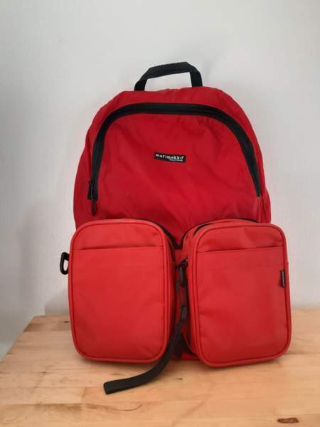 Punainen Marimekko reppu Tampere - photo 2