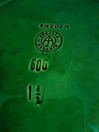 Vintage 70s Höganäs Keramik Sweden lautanen Tampere