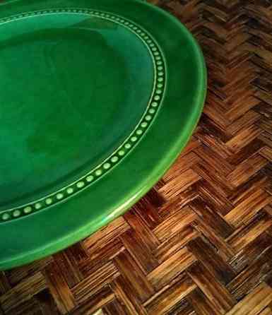 Vintage 70s Höganäs Keramik Sweden lautanen Tampere