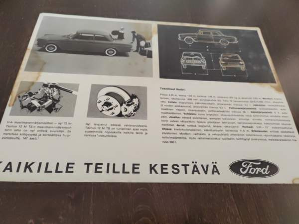 Ford taunus esite Parkano – foto 2