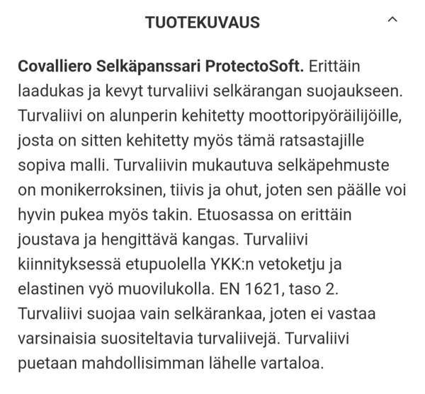 Turavaliivi Covalliero Mäntsälä - valokuva 4
