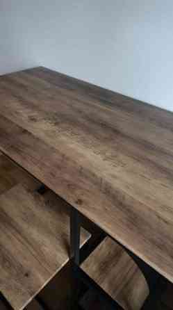 SoBuy baaripöytä hyllyillä + jakkarat Oulainen