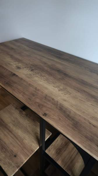 SoBuy baaripöytä hyllyillä + jakkarat Oulainen - изображение 3