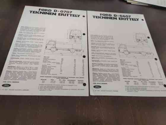 Ford D ja DT esitteet Parkano