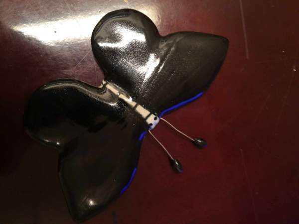 Musta perhonen, seinäkoriste, Hki-Klaukkala Helsinki – foto 1